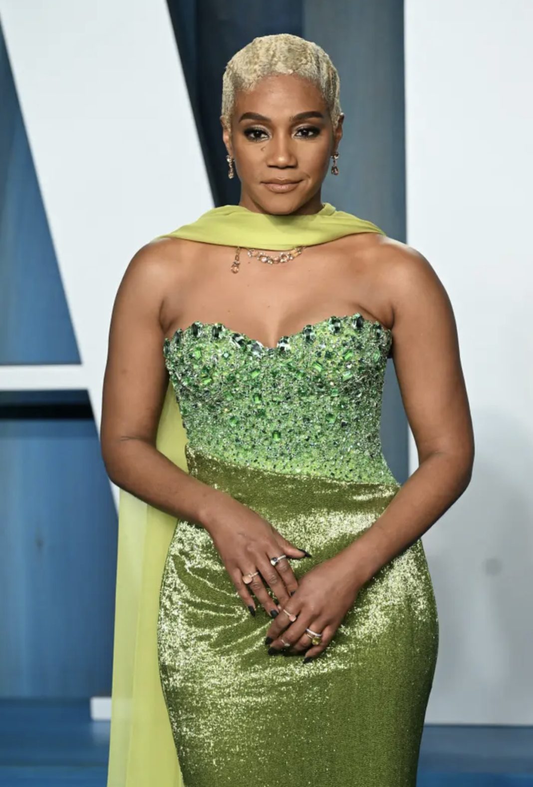Aktorja Tiffany Haddish në Oscar 2022 ishte veshur nga stilisti i njohur shqiptar!