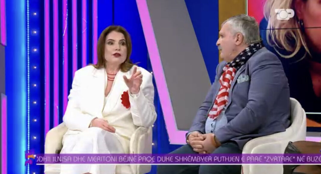 Kujtim Gjuzi i kthehet të ftuarës: Meritoni e shikon si mami Ilnisën!