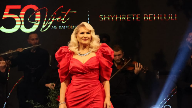 “50 vjet kangë”, Shyhrete Behluli feston përvjetorin në muzikë