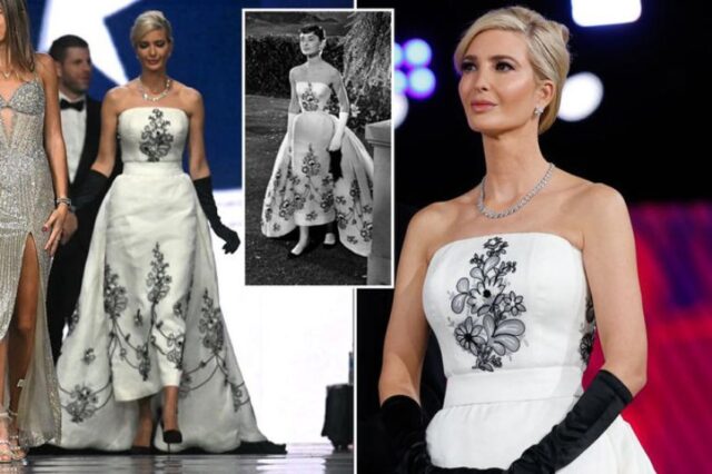 Ivanka Trump rikrijon fustanin ikonik të Audrey Hepburn