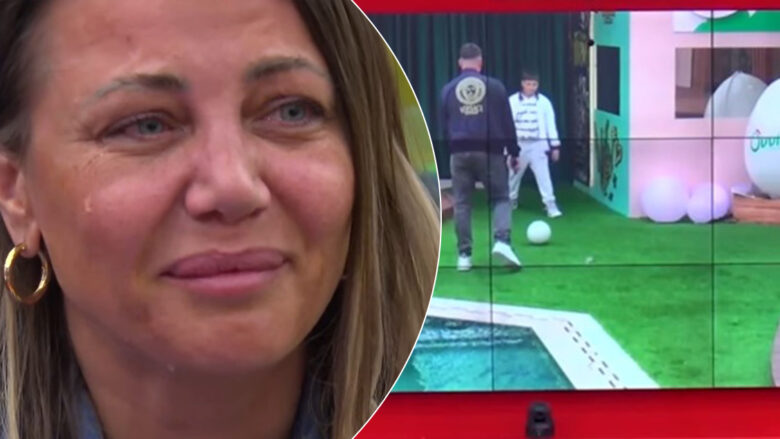 Gerta “mbytet” në lot, shikon djemtë e saj duke luajtur në oborr, por smundet t’i takojë