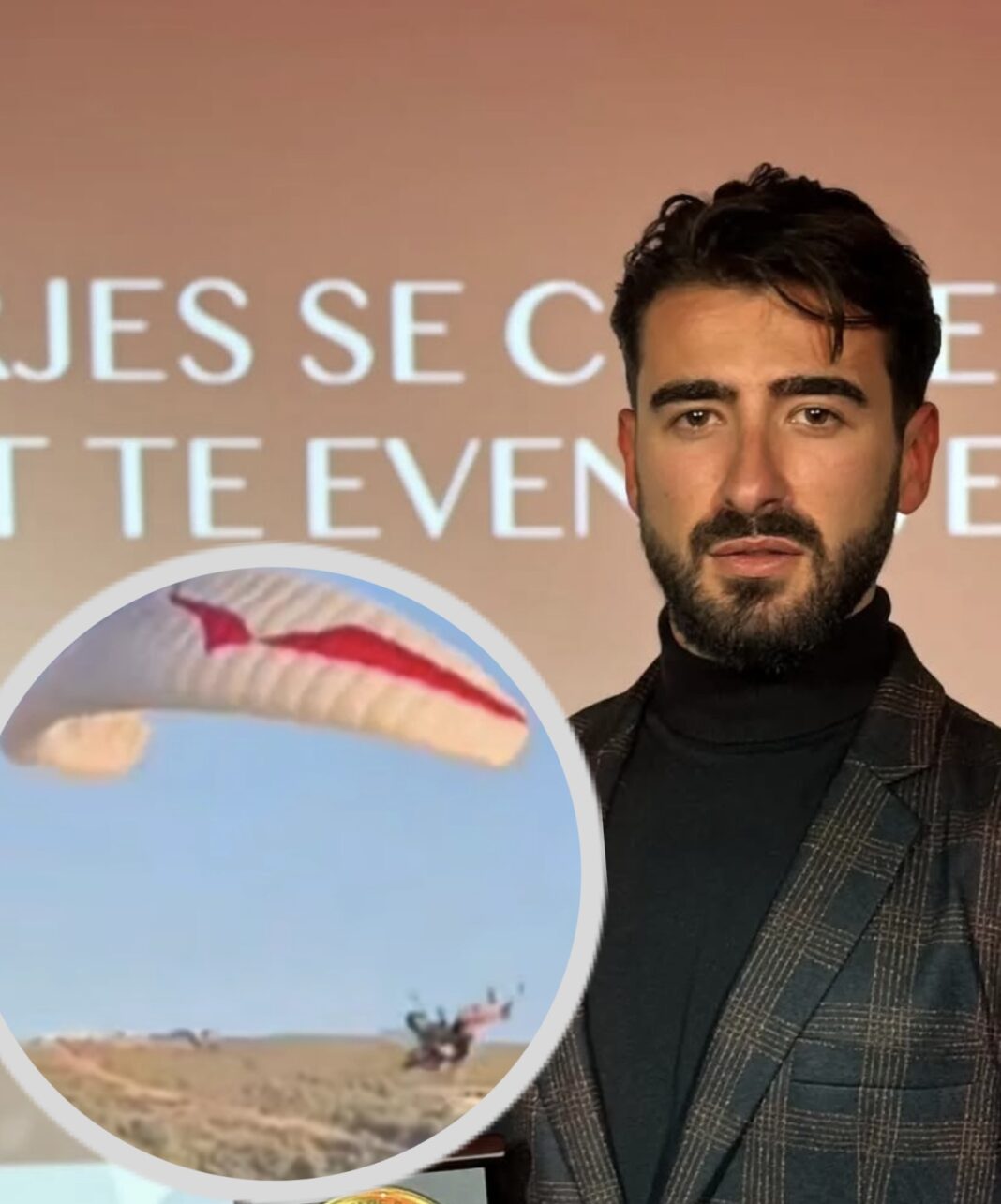 Xhonatan Islami rrëzohet nga parashuta në Himarë