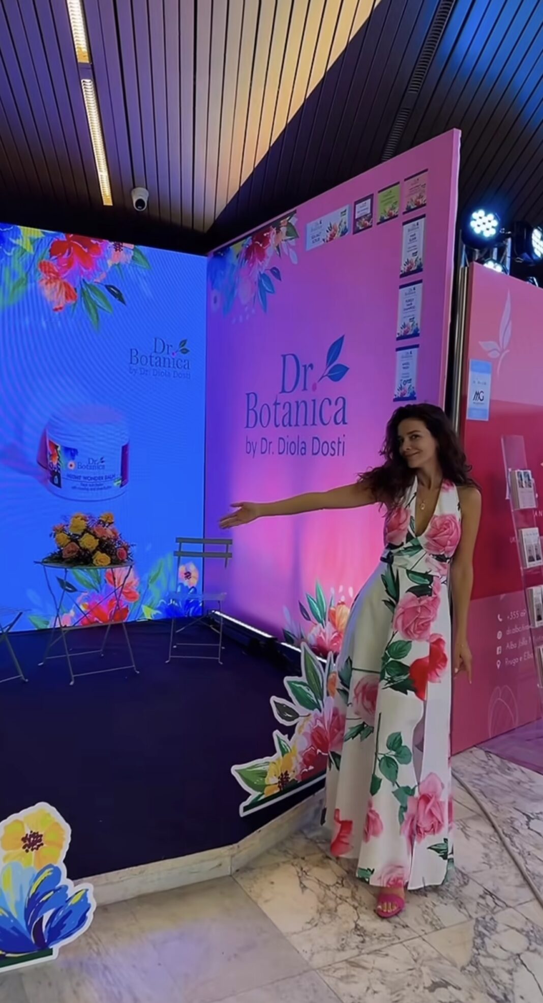 Diola Dosti rikthehet në Beauty Fair me firmën e saj ekskluzive, Dr. Botanica