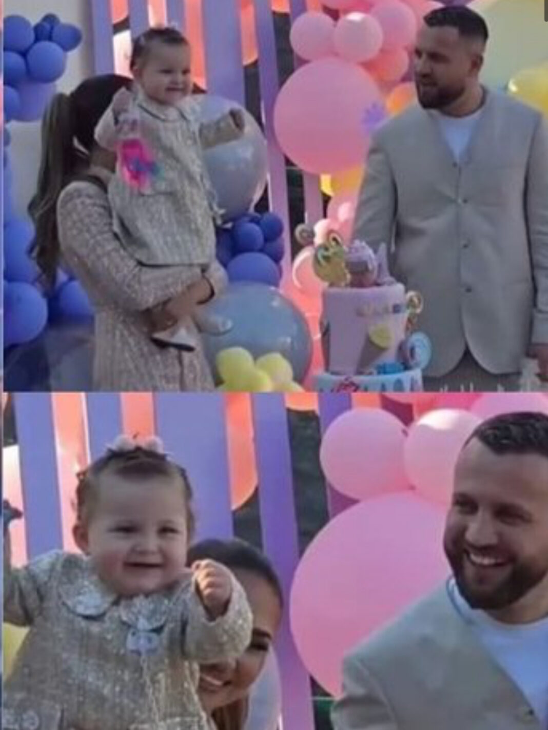 Luna Mari mbush një vjeçe, pamje nga festa përrallore e vajzës së Luiz Ejllit dhe Kiara Titos