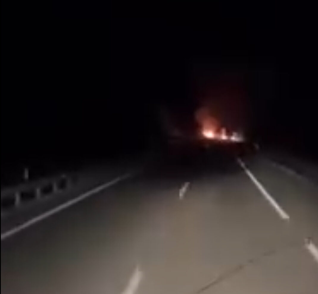 Pamje nga aksidenti i futbollistit Diogo Jota dhe të vëllait