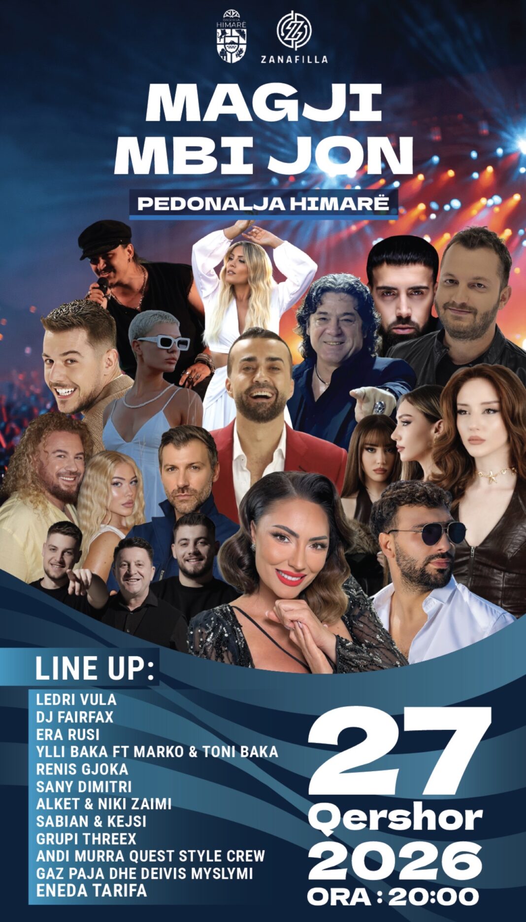 ZANAFILLA dhe Bashkia Himarë çelin sezonin me “Deti Pa Barriera” dhe spektaklin “Magji mbi JON”, dhjetëra artistë të njohur do të performojnë