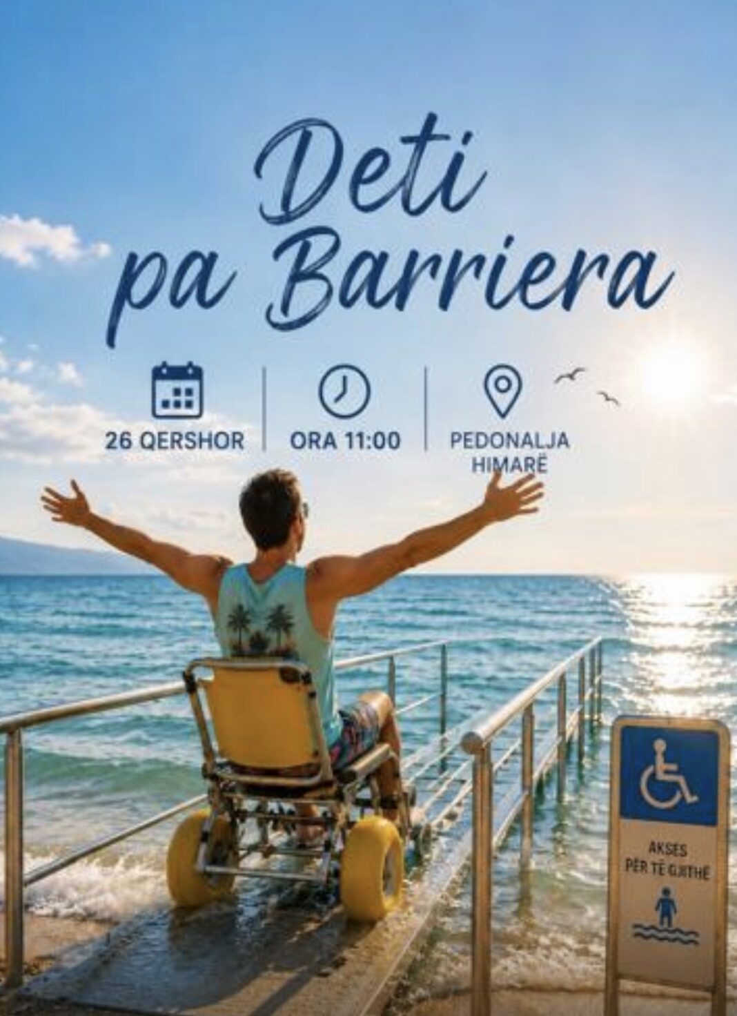 Një det pa kufij: Himara nis nismën “Deti pa Barriera” për personat me aftësi ndryshe